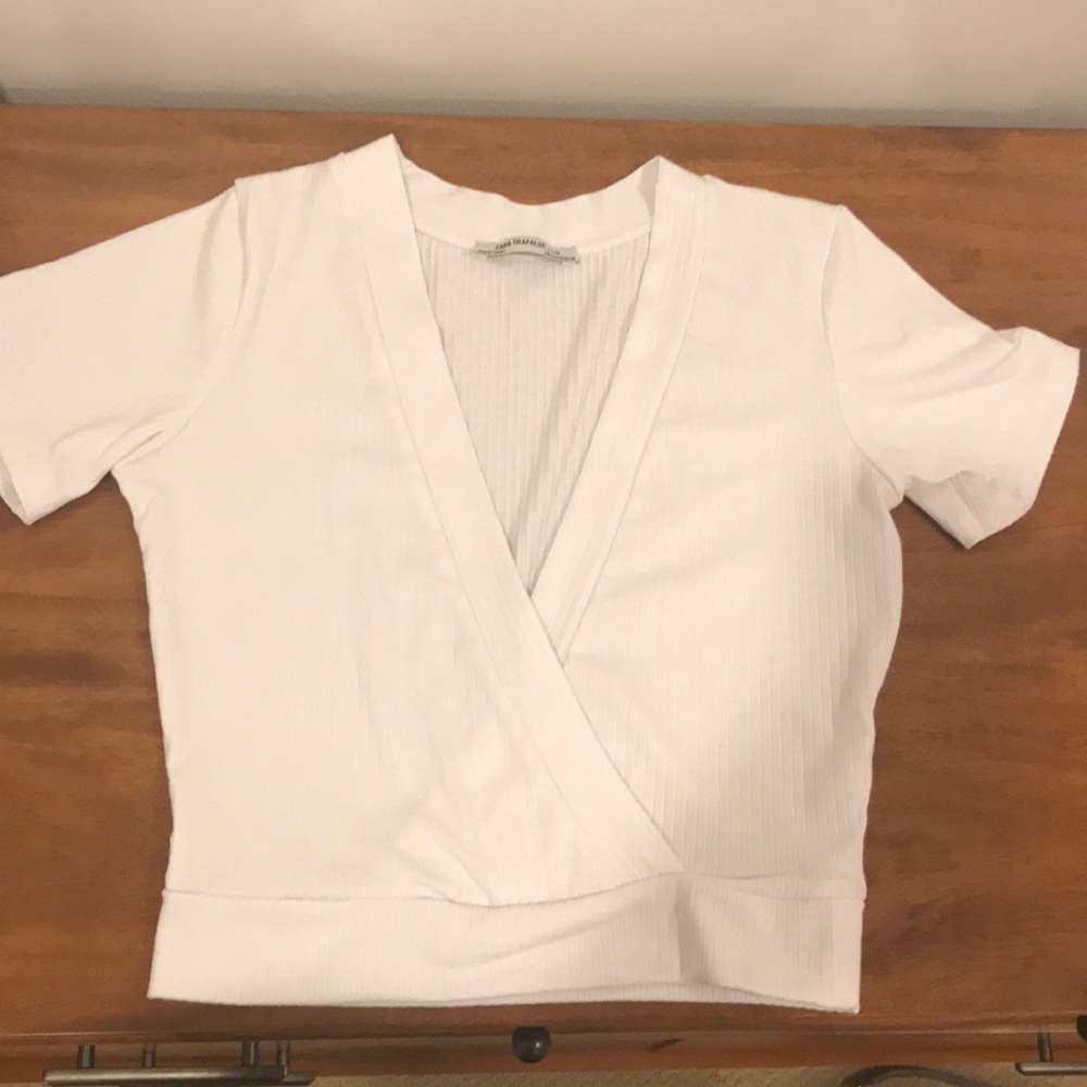 Zara Cross Front Crop Top